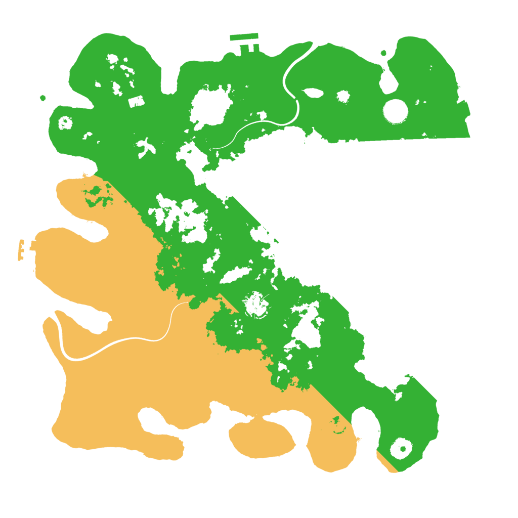 Biome Rust Map: Procedural Map, Size: 3700, Seed: 1188754435