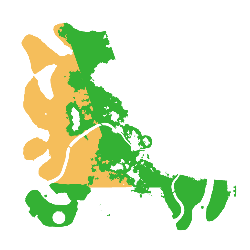 Biome Rust Map: Procedural Map, Size: 3500, Seed: 1604791958