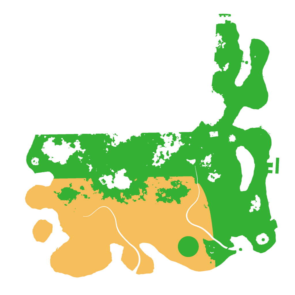 Biome Rust Map: Procedural Map, Size: 3750, Seed: 482482156