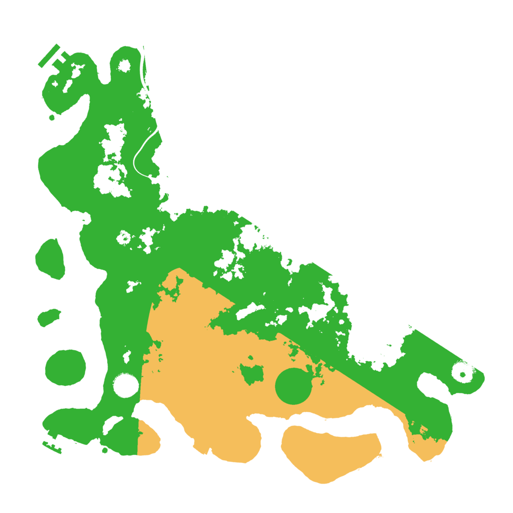 Biome Rust Map: Procedural Map, Size: 3700, Seed: 2061589712