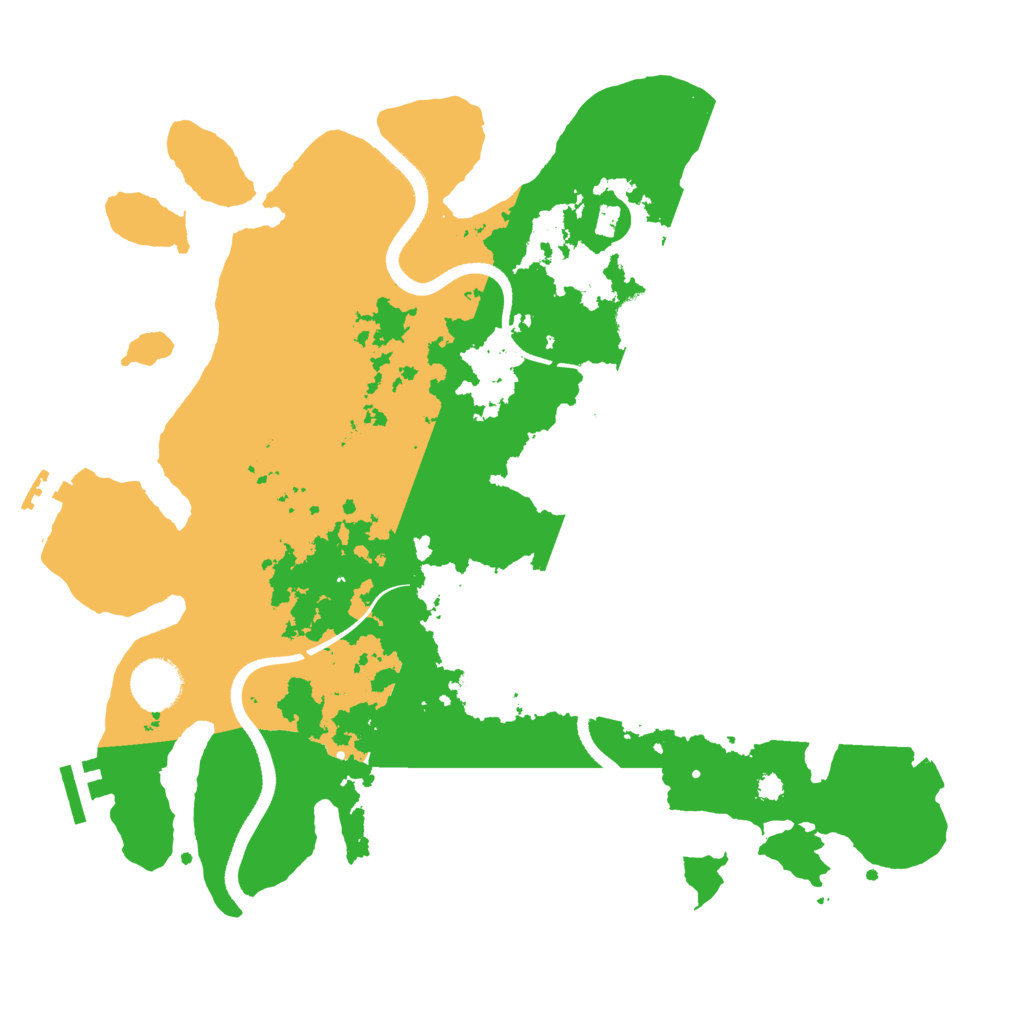 Biome Rust Map: Procedural Map, Size: 3500, Seed: 1669368460