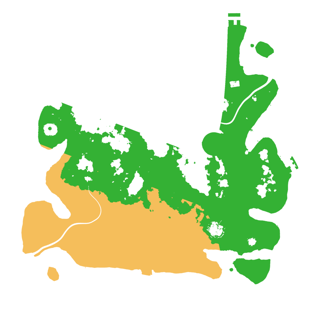 Biome Rust Map: Procedural Map, Size: 3500, Seed: 1019067235