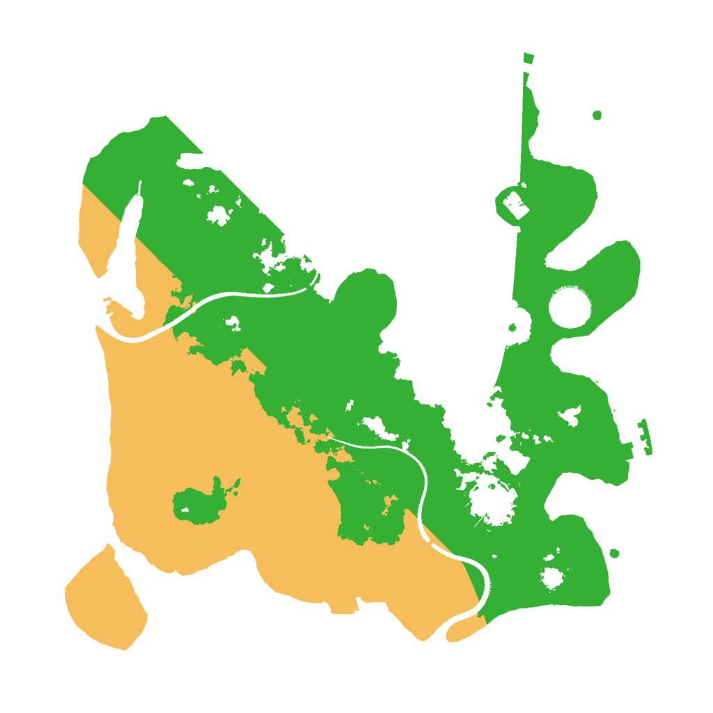 Biome Rust Map: Procedural Map, Size: 3000, Seed: 8627159