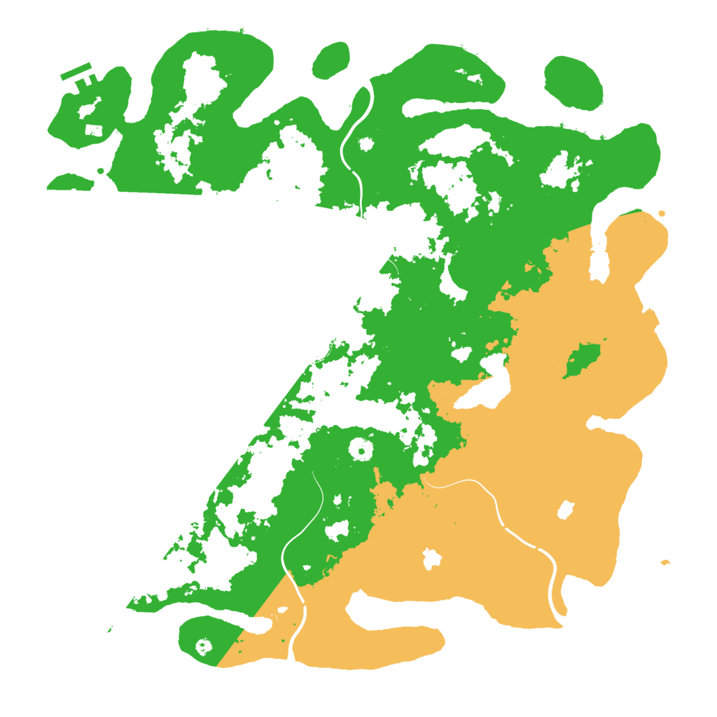 Biome Rust Map: Procedural Map, Size: 4500, Seed: 1355805404