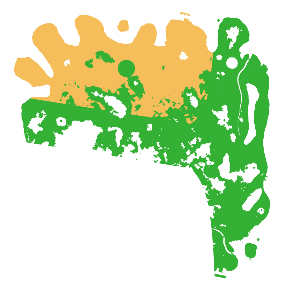 Biome Rust Map: Procedural Map, Size: 4500, Seed: 1035872042