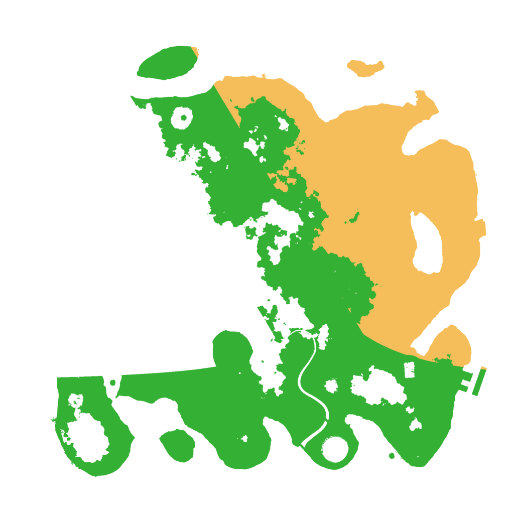 Biome Rust Map: Procedural Map, Size: 3500, Seed: 1974467