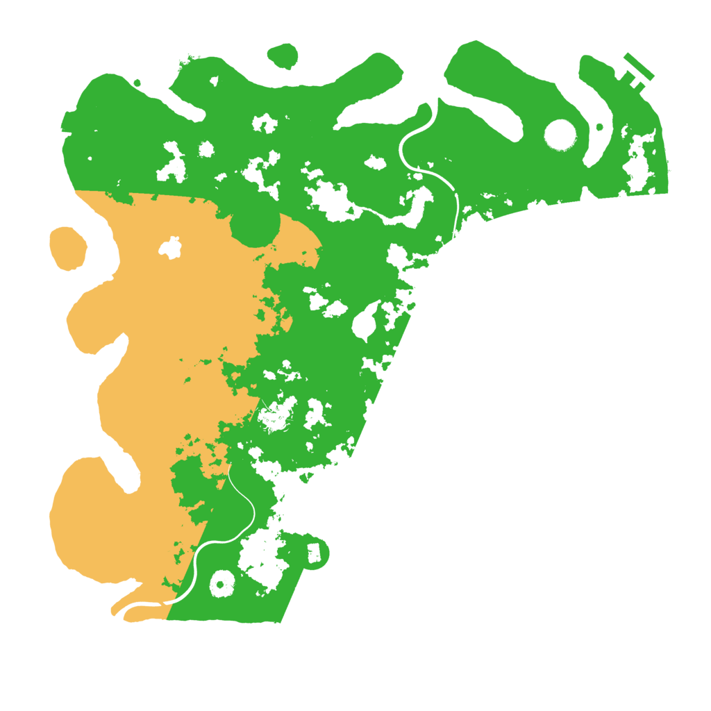 Biome Rust Map: Procedural Map, Size: 4000, Seed: 121398114