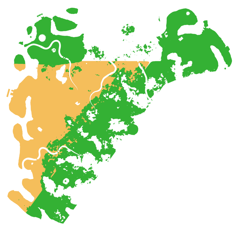 Biome Rust Map: Procedural Map, Size: 6000, Seed: 251913155