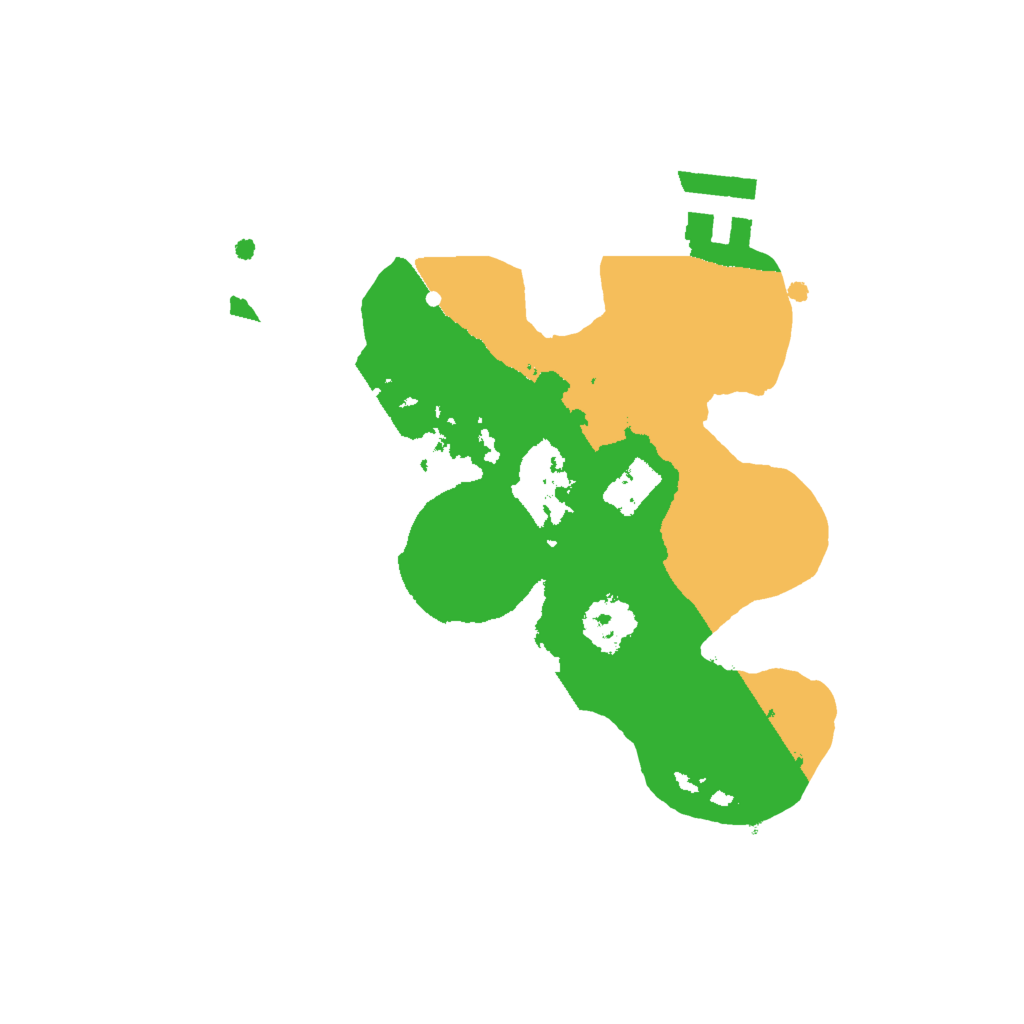 Biome Rust Map: Procedural Map, Size: 2000, Seed: 744364670