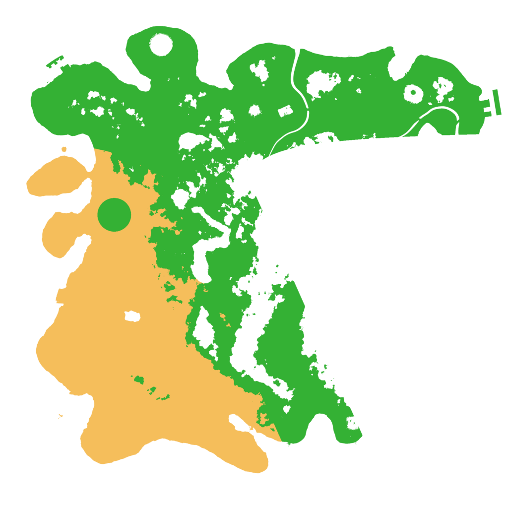 Biome Rust Map: Procedural Map, Size: 4000, Seed: 202503072
