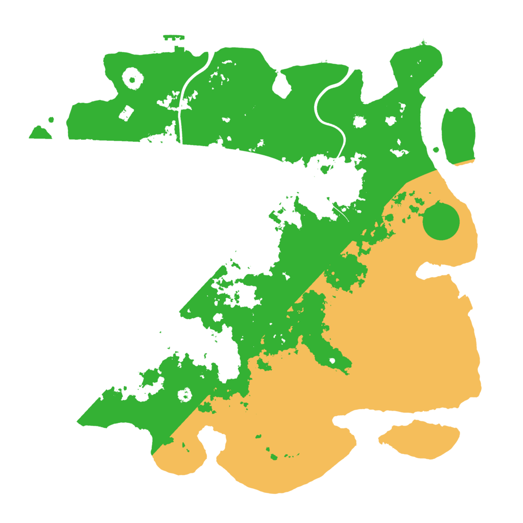 Biome Rust Map: Procedural Map, Size: 3750, Seed: 151231555
