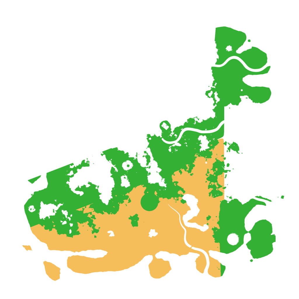 Biome Rust Map: Procedural Map, Size: 4500, Seed: 12484582