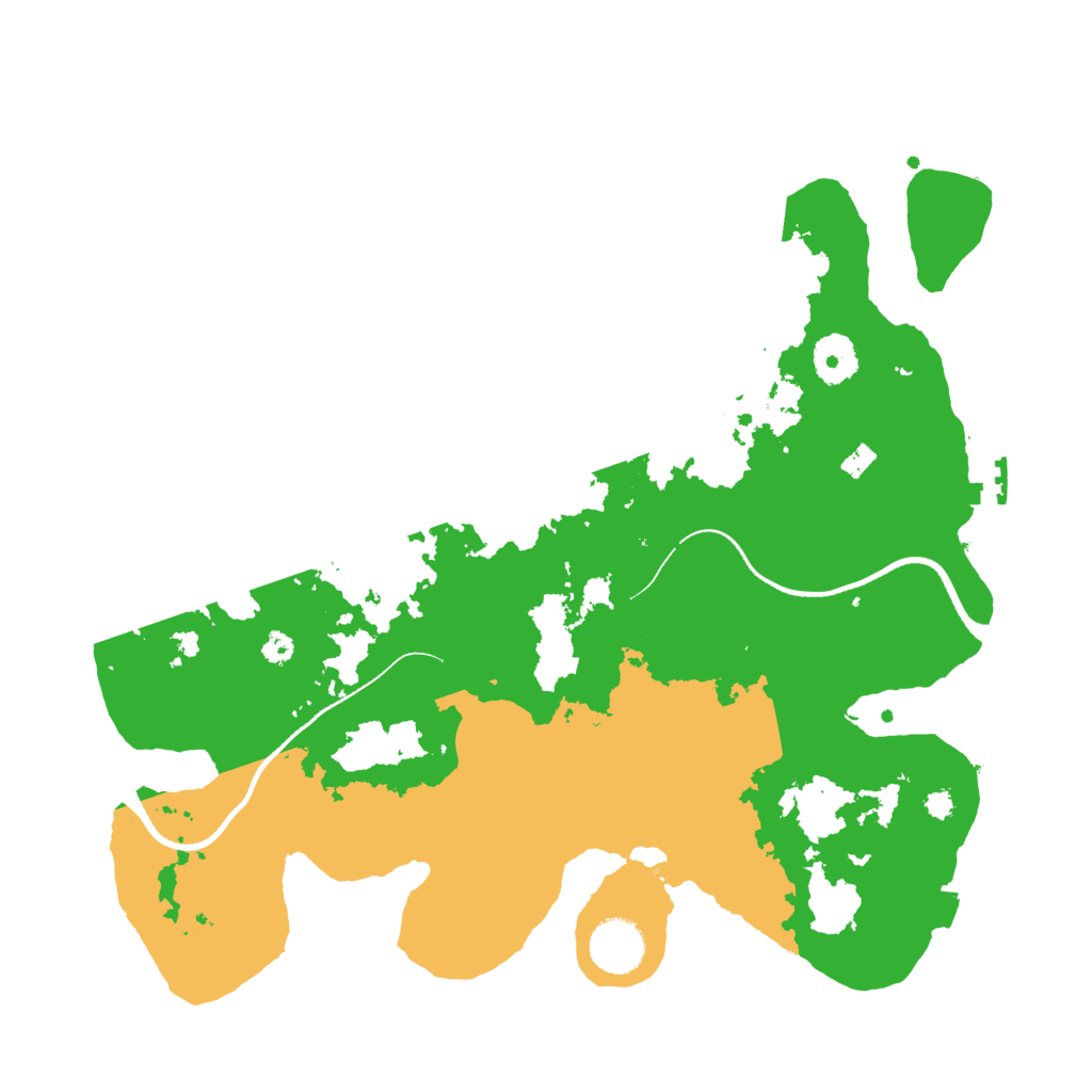 Biome Rust Map: Procedural Map, Size: 3500, Seed: 844920747