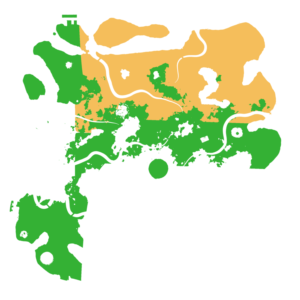 Biome Rust Map: Procedural Map, Size: 4096, Seed: 428017949