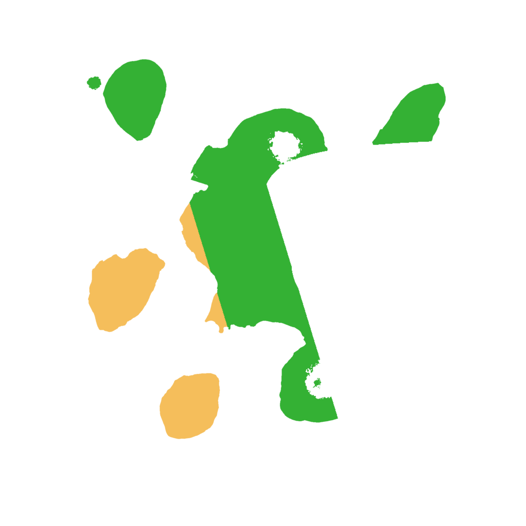 Biome Rust Map: Procedural Map, Size: 1600, Seed: 556123