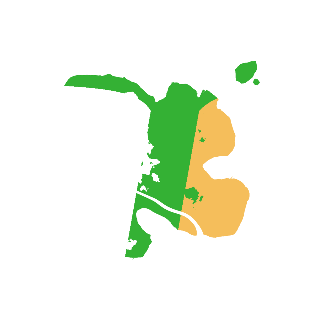 Biome Rust Map: Procedural Map, Size: 2000, Seed: 12541