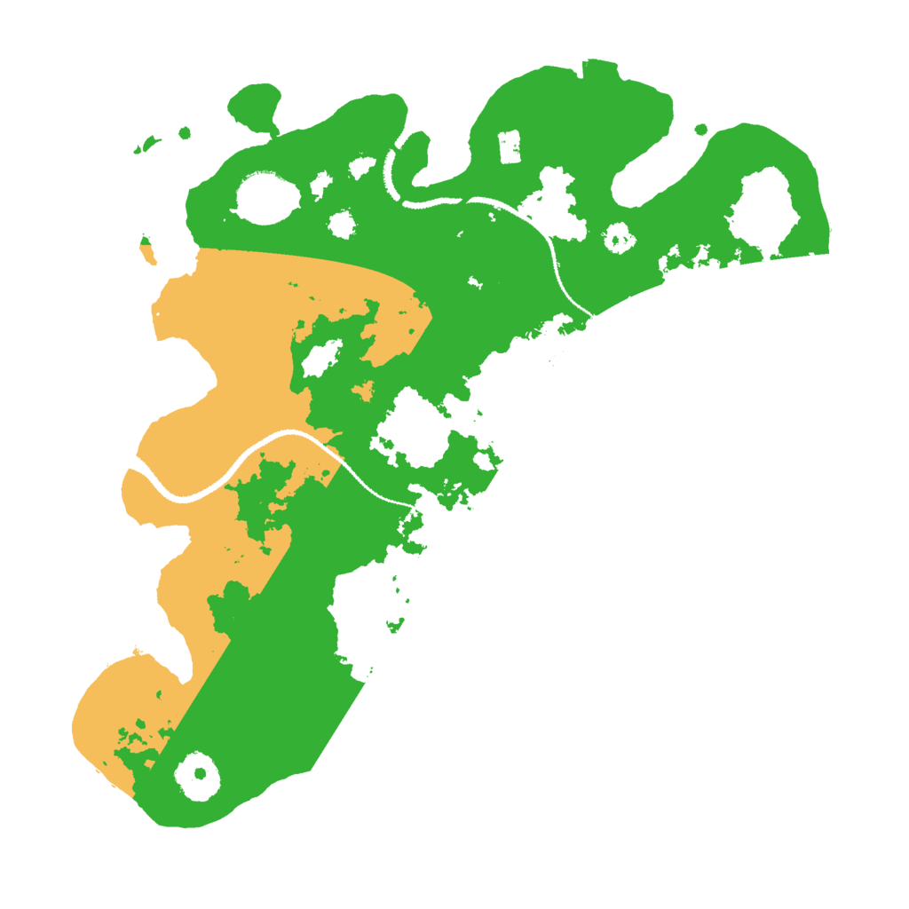 Biome Rust Map: Procedural Map, Size: 3000, Seed: 54568