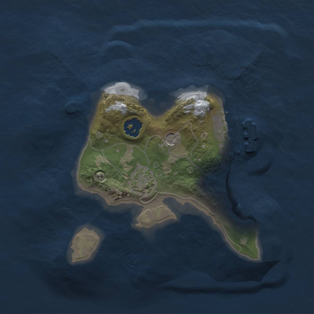 Rust Map: Procedural Map, Size: 1700, Seed: 375558269, 4 Monuments