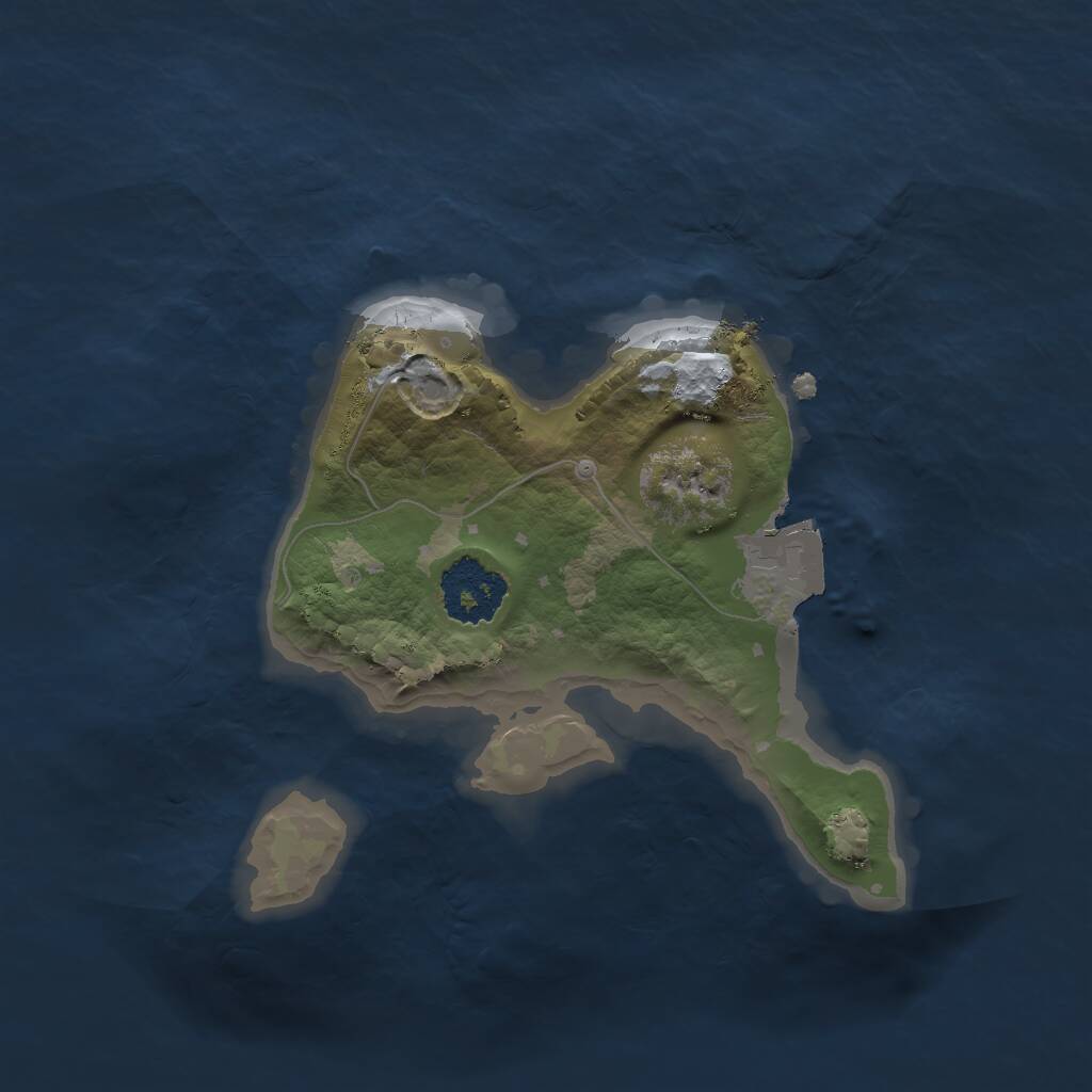 Rust Map: Procedural Map, Size: 1700, Seed: 375558269, 1 Monuments