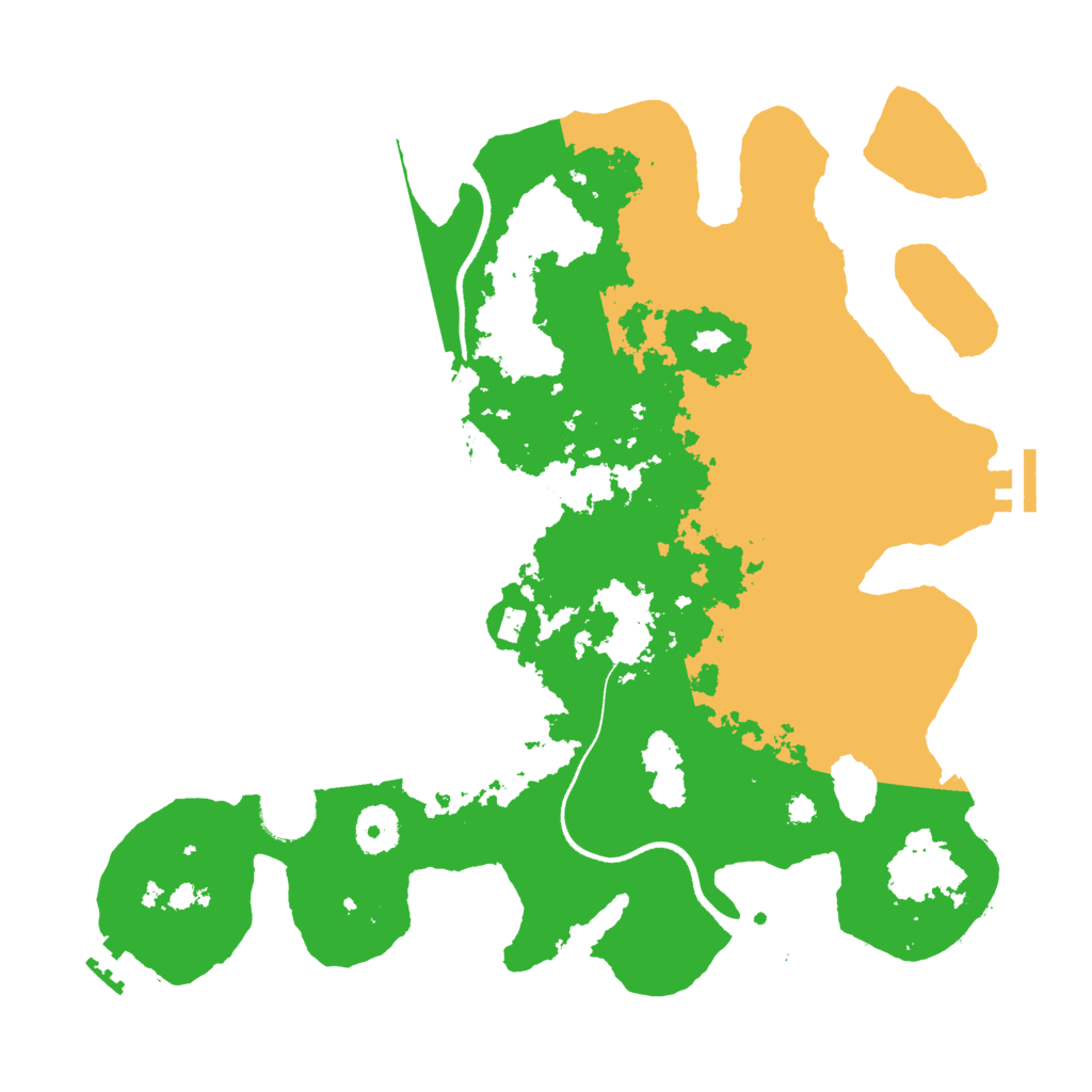 Biome Rust Map: Procedural Map, Size: 3500, Seed: 1610845426