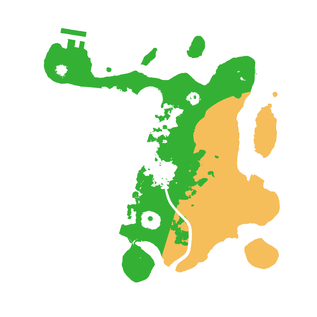 Biome Rust Map: Procedural Map, Size: 2500, Seed: 1112705392