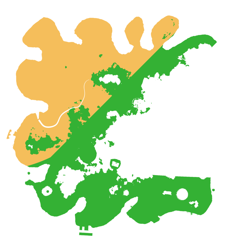 Biome Rust Map: Procedural Map, Size: 3700, Seed: 145045019