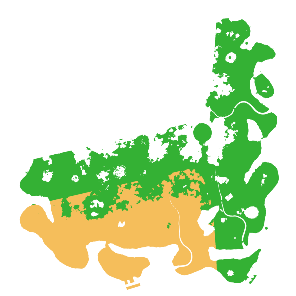 Biome Rust Map: Procedural Map, Size: 4250, Seed: 133977168