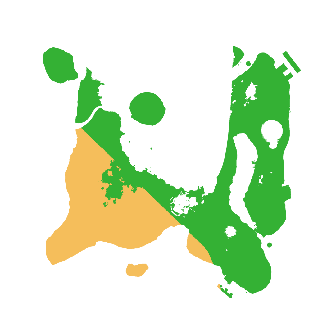 Biome Rust Map: Procedural Map, Size: 2600, Seed: 89426