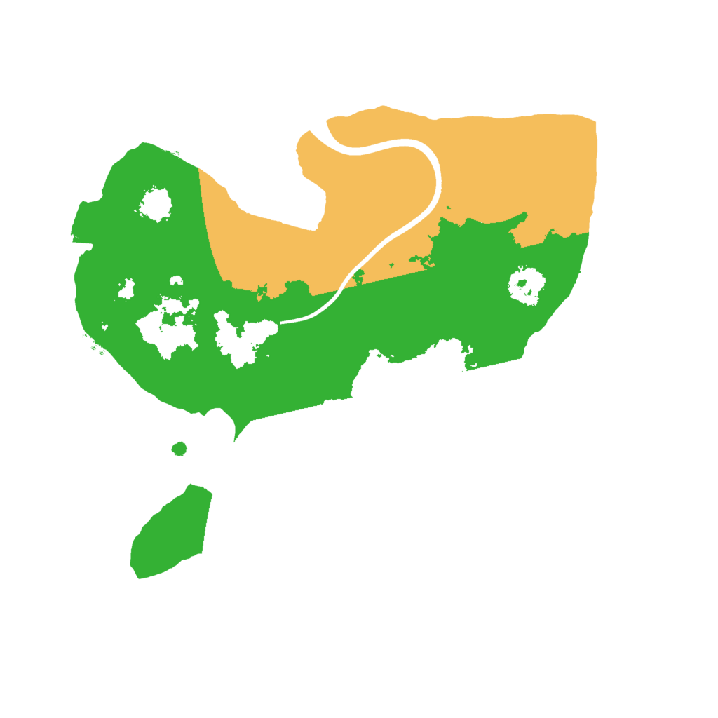 Biome Rust Map: Procedural Map, Size: 2000, Seed: 186453