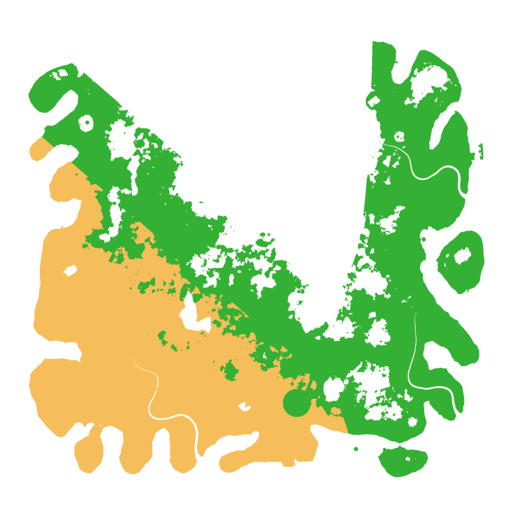 Biome Rust Map: Procedural Map, Size: 4800, Seed: 1760014643