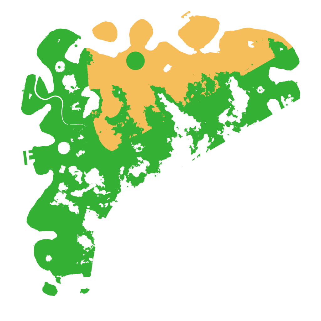 Biome Rust Map: Procedural Map, Size: 4602, Seed: 9