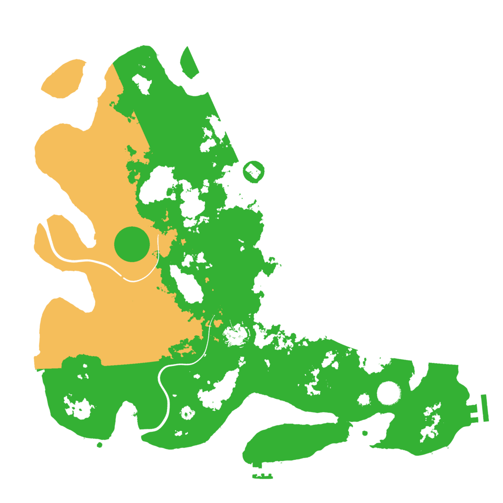 Biome Rust Map: Procedural Map, Size: 3750, Seed: 1351035821