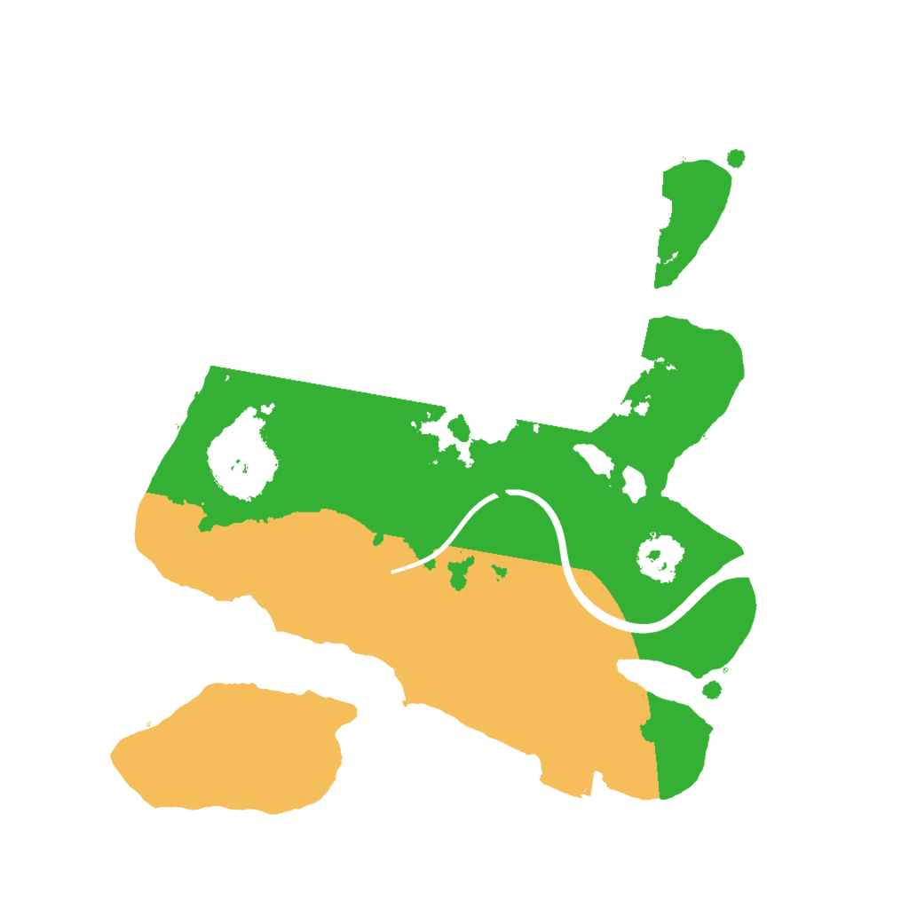 Biome Rust Map: Procedural Map, Size: 2000, Seed: 1950451960