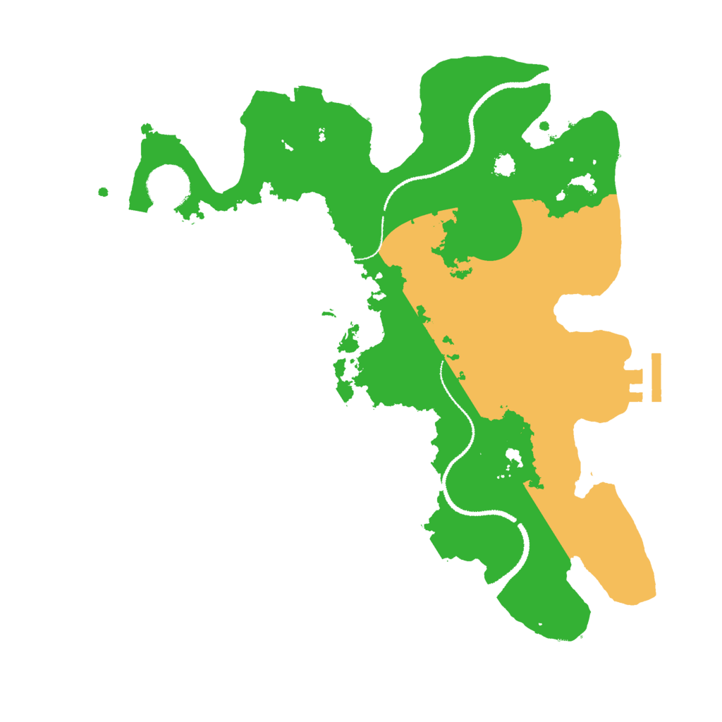 Biome Rust Map: Procedural Map, Size: 3000, Seed: 5512345