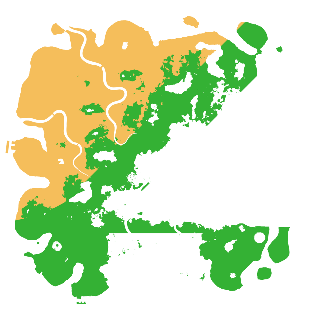 Biome Rust Map: Procedural Map, Size: 5000, Seed: 145045019