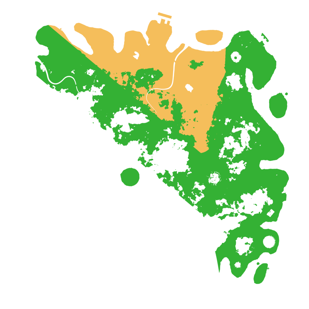Biome Rust Map: Procedural Map, Size: 4500, Seed: 2899996
