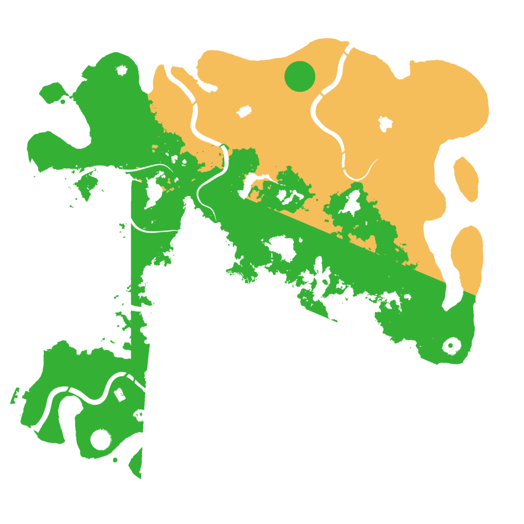 Biome Rust Map: Procedural Map, Size: 4500, Seed: 827807272