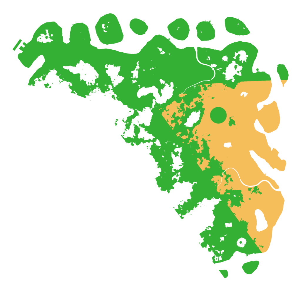 Biome Rust Map: Procedural Map, Size: 4800, Seed: 2086968315