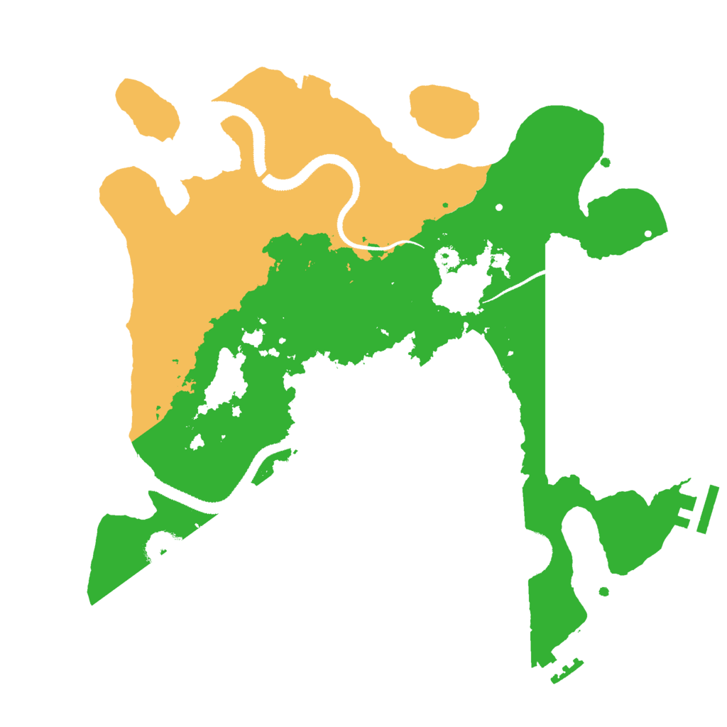 Biome Rust Map: Procedural Map, Size: 3000, Seed: 834428289