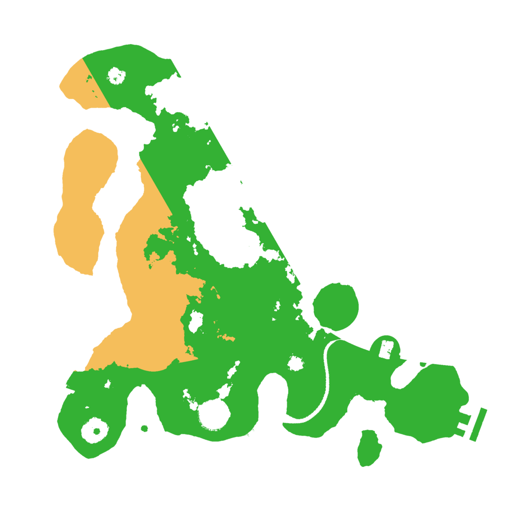 Biome Rust Map: Procedural Map, Size: 3000, Seed: 258456