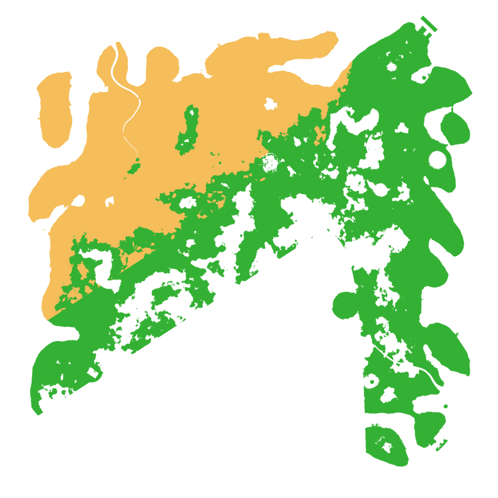 Biome Rust Map: Procedural Map, Size: 5000, Seed: 980458036