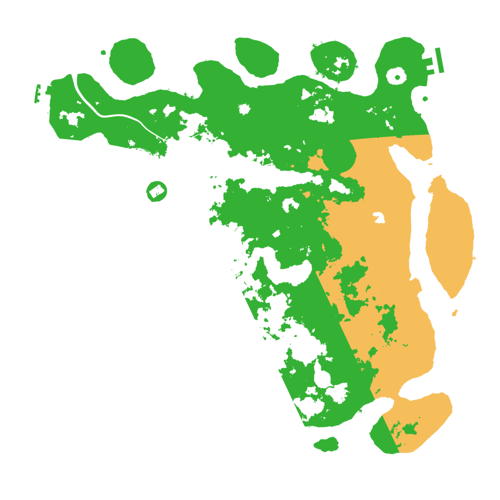 Biome Rust Map: Procedural Map, Size: 4000, Seed: 10414405