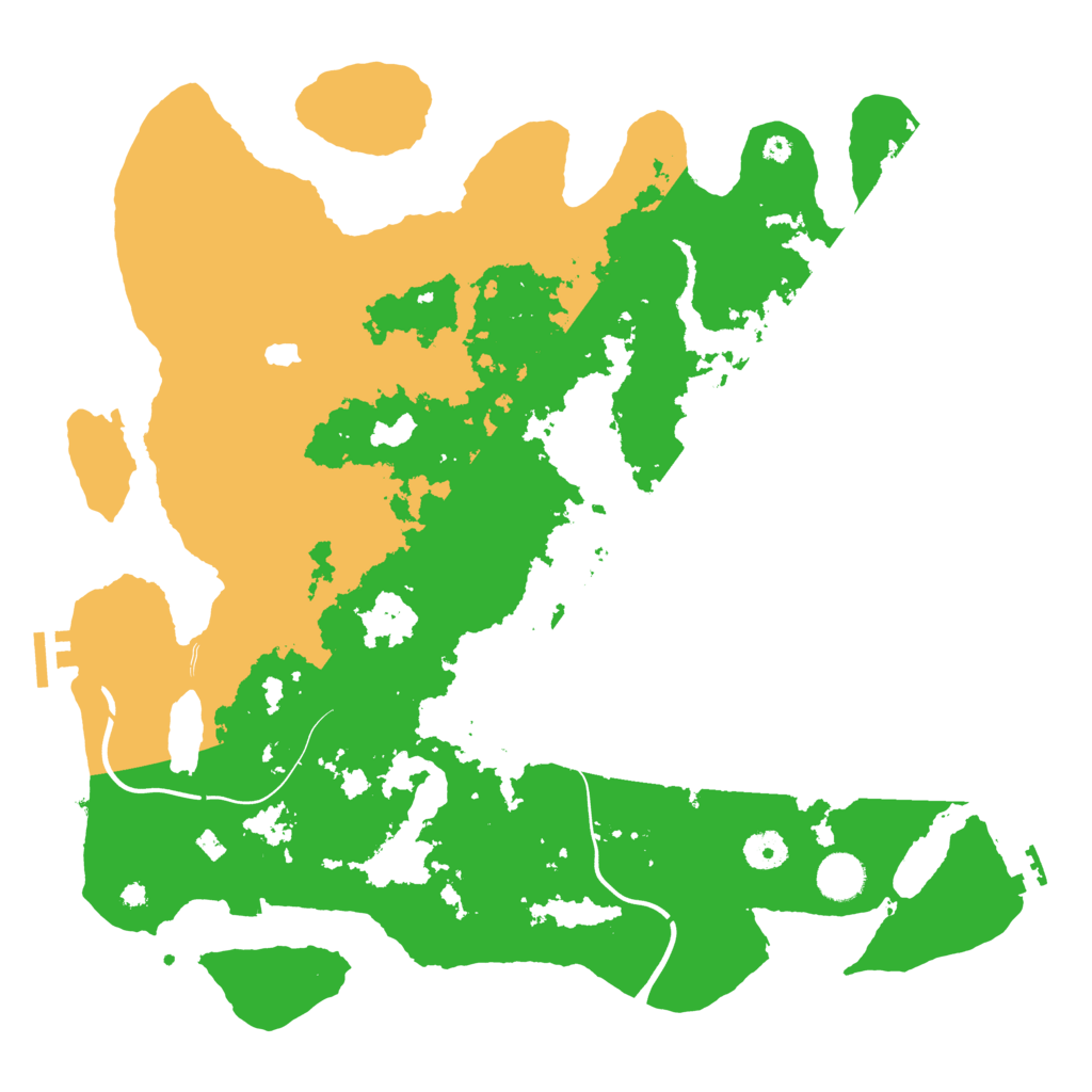 Biome Rust Map: Procedural Map, Size: 4000, Seed: 951675123