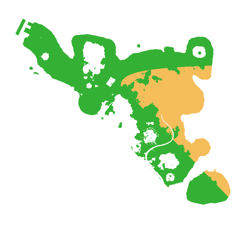 Biome Rust Map: Procedural Map, Size: 2900, Seed: 5081796