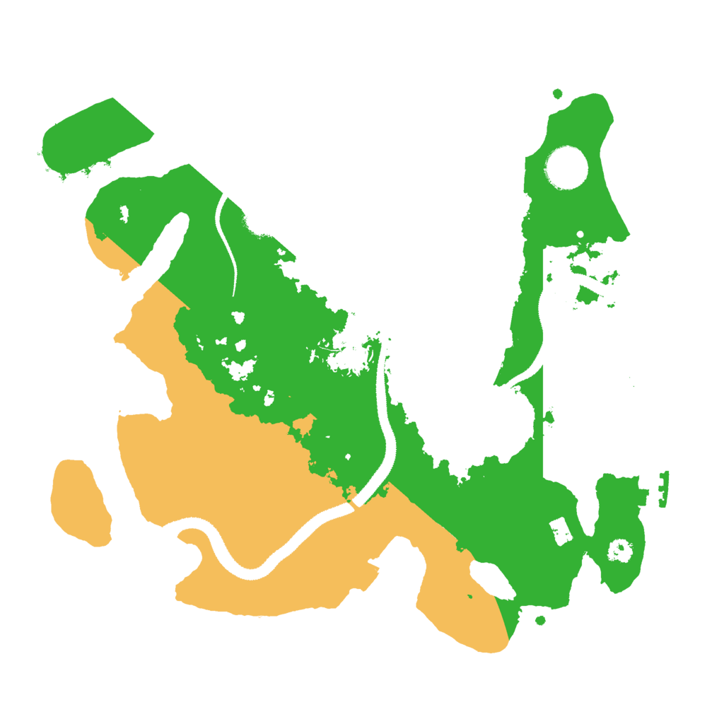 Biome Rust Map: Procedural Map, Size: 3000, Seed: 42477