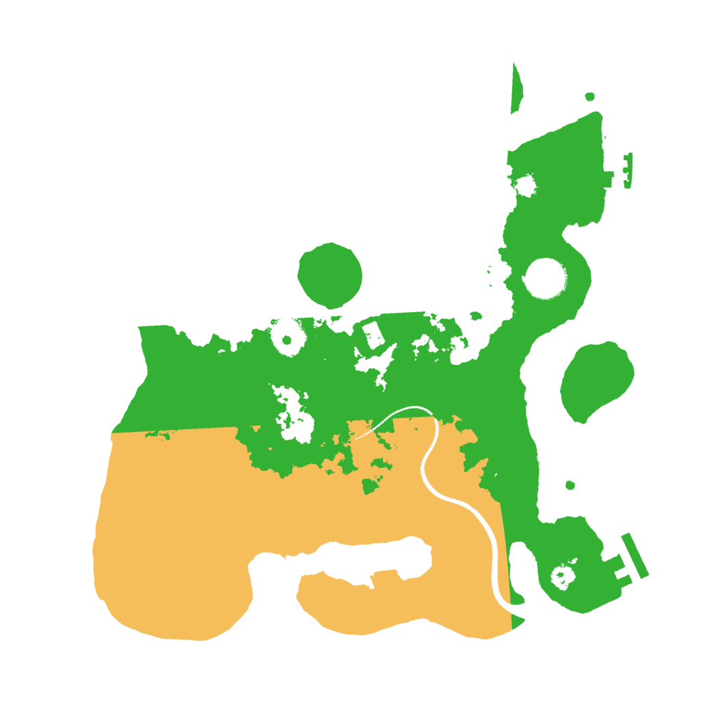 Biome Rust Map: Procedural Map, Size: 3000, Seed: 652084160