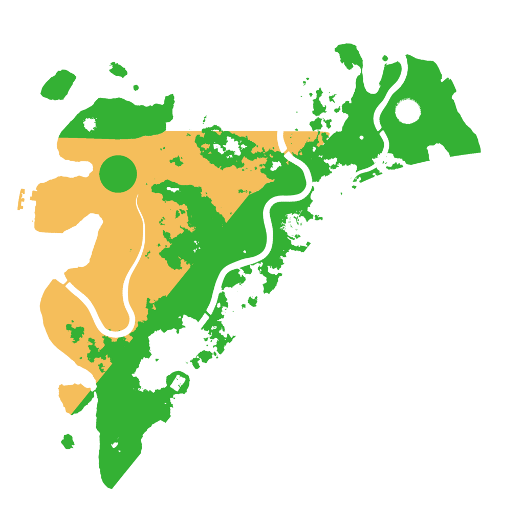 Biome Rust Map: Procedural Map, Size: 3700, Seed: 53724521
