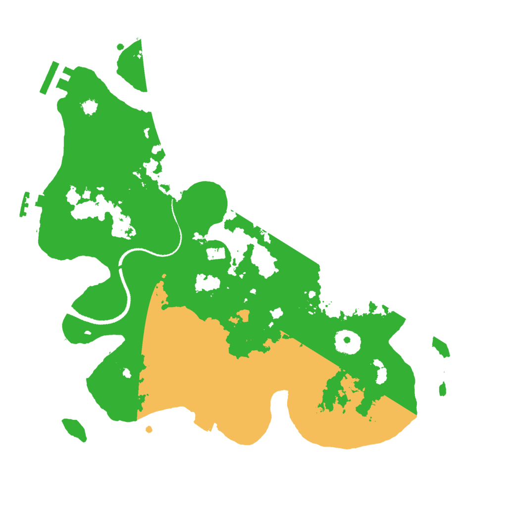 Biome Rust Map: Procedural Map, Size: 3000, Seed: 24916