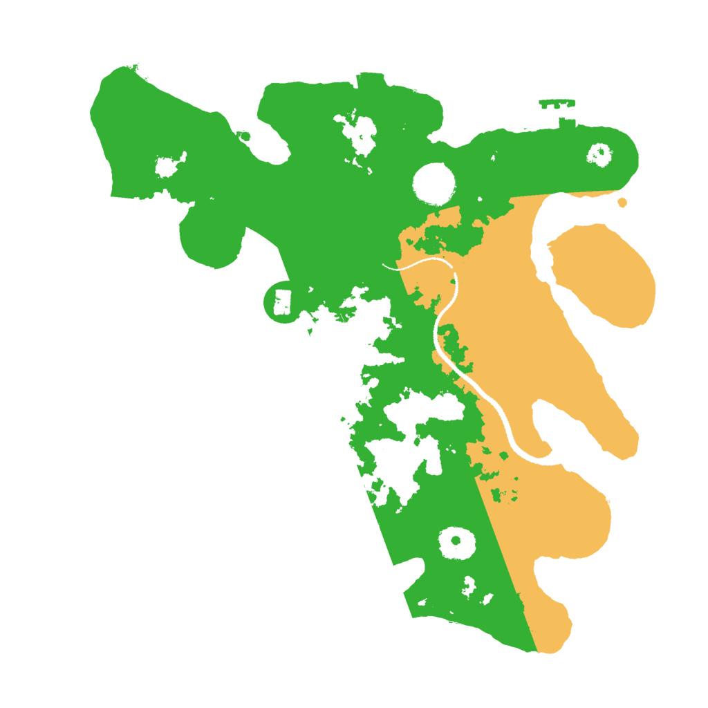 Biome Rust Map: Procedural Map, Size: 3000, Seed: 29548