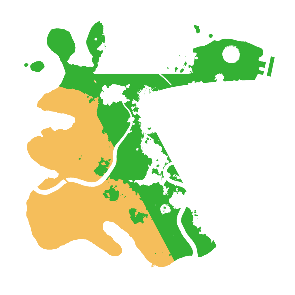 Biome Rust Map: Procedural Map, Size: 3000, Seed: 893666
